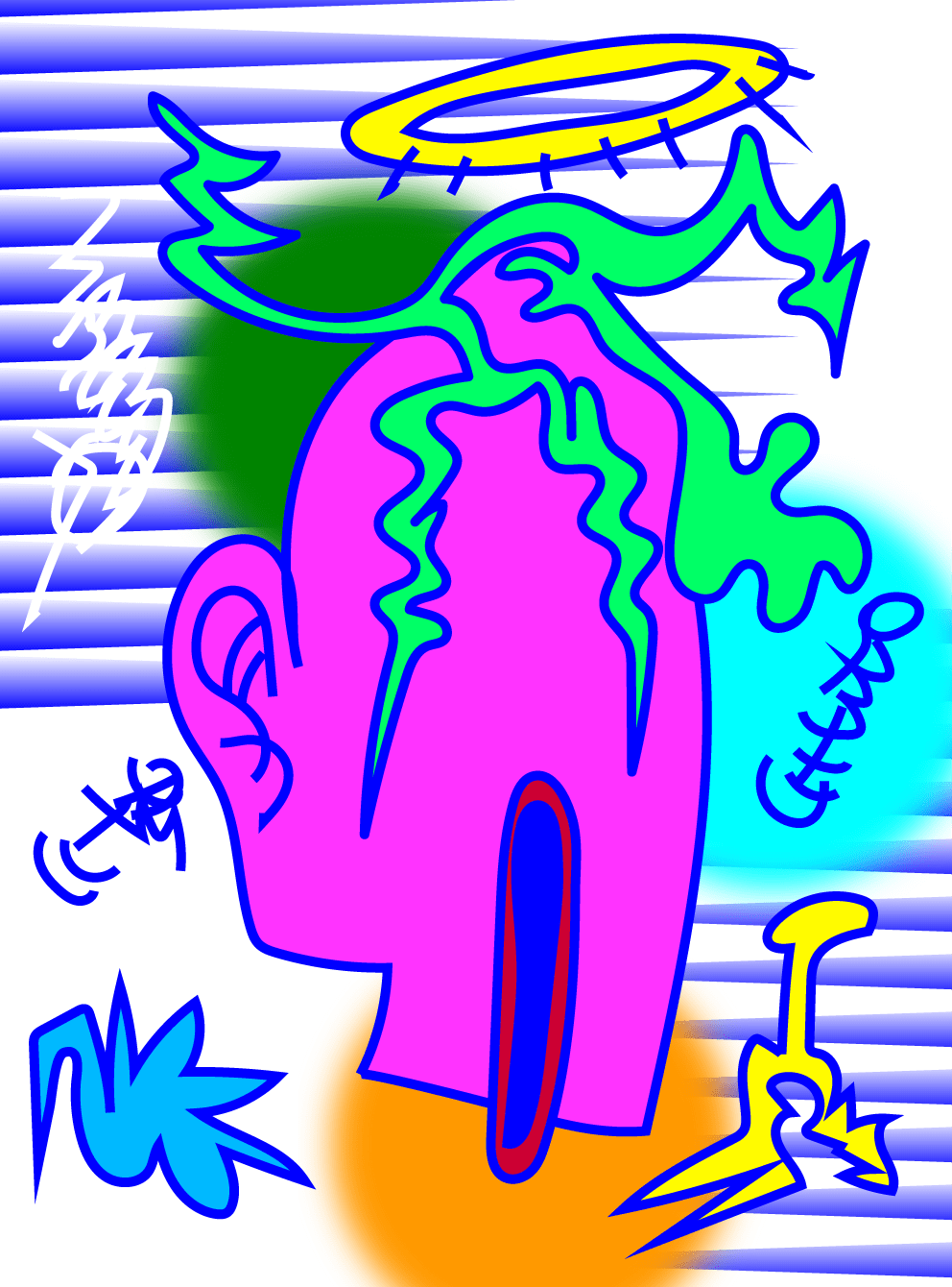 mask artwork - mask, socket, hollow