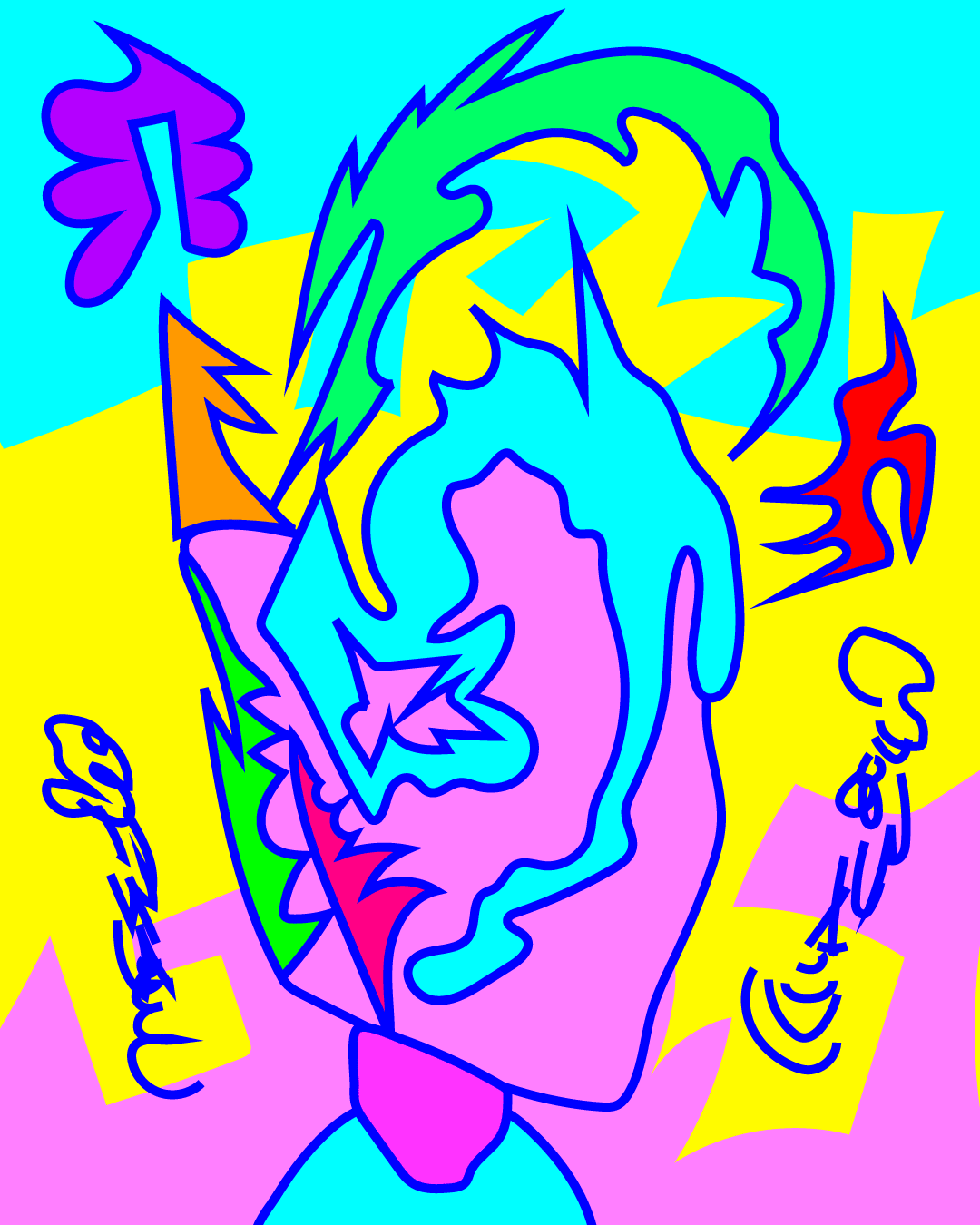 mask artwork - mask, ash, char