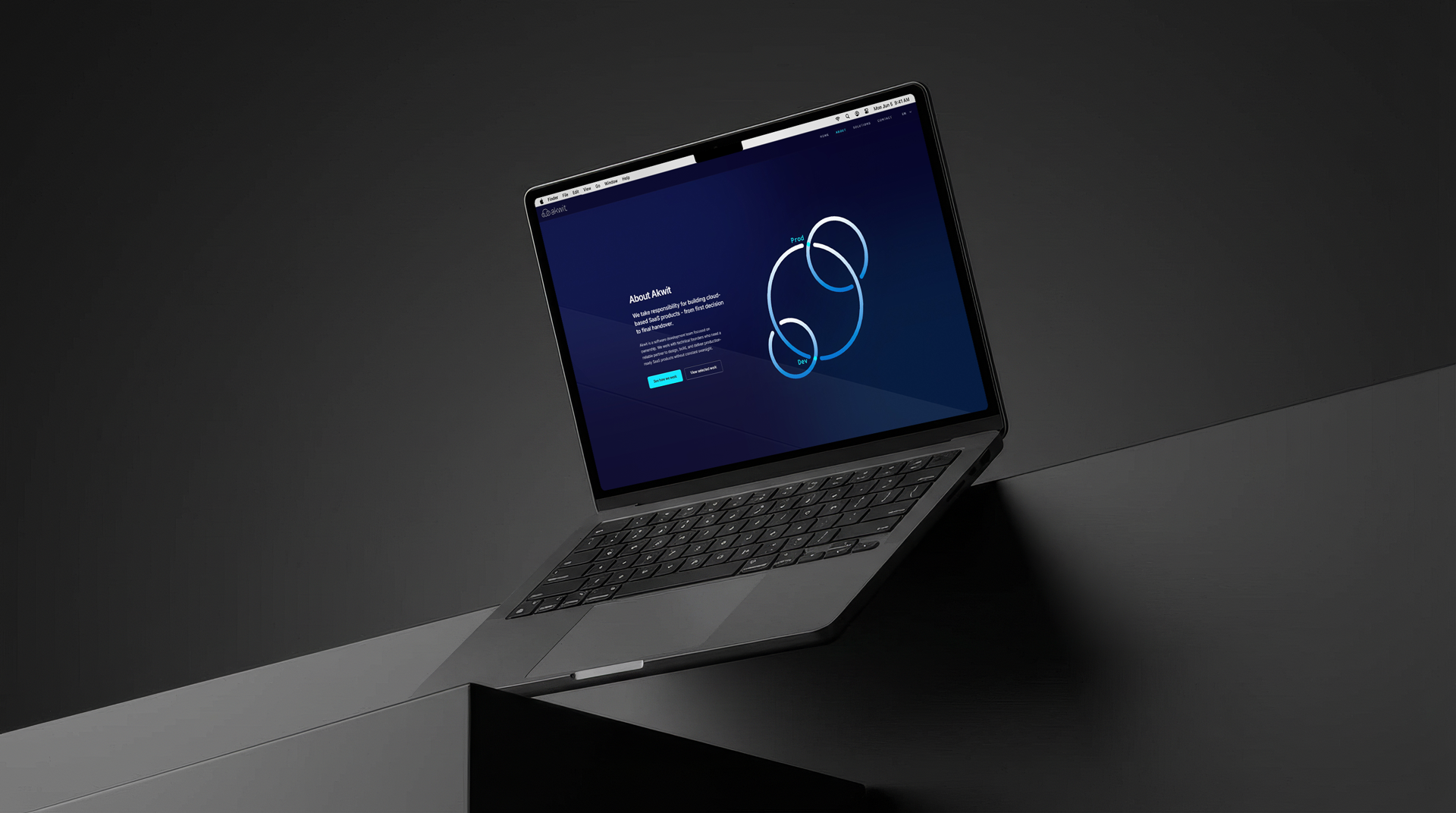 Akwit desktop mockup