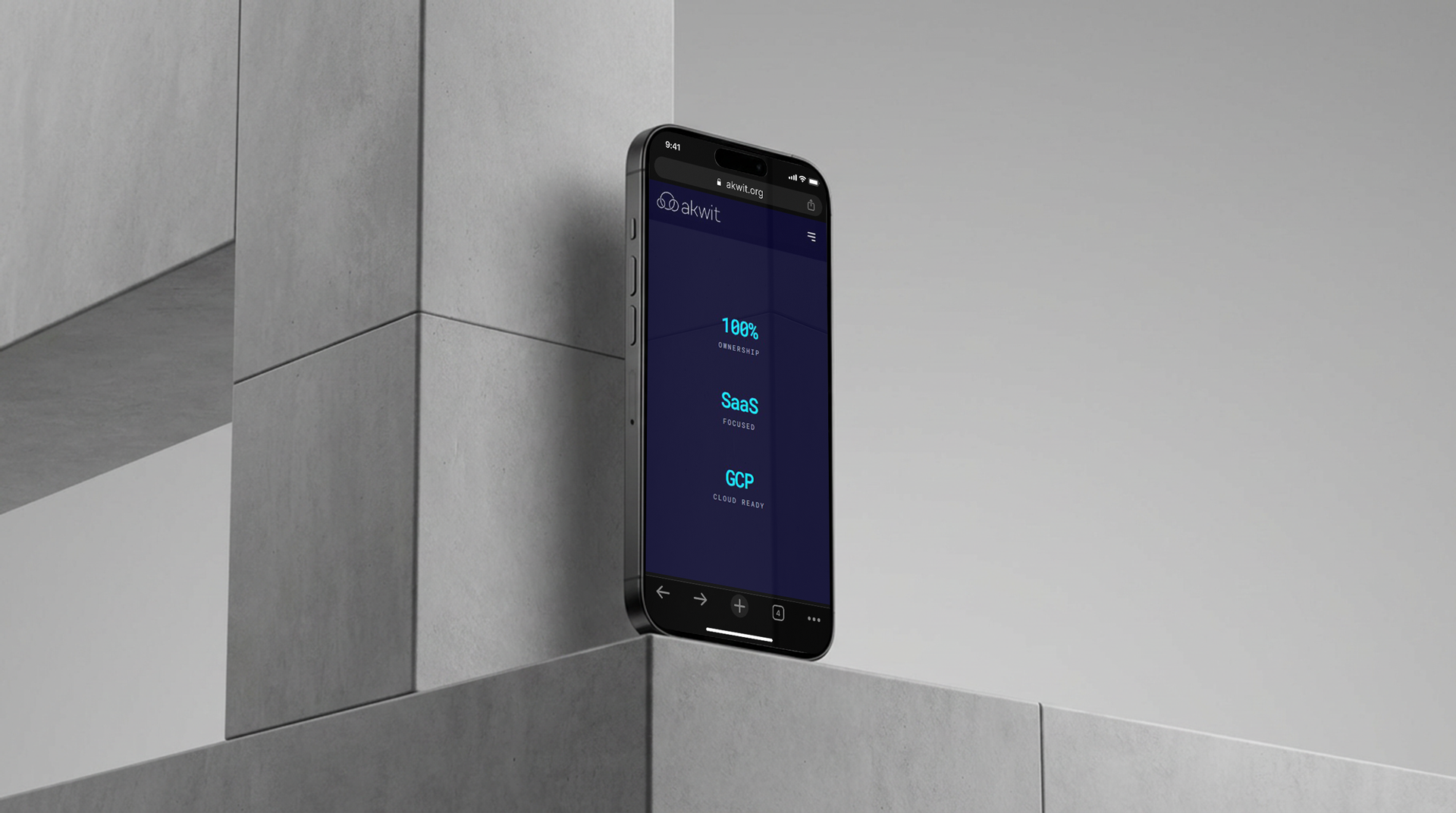 Akwit mobile mockup