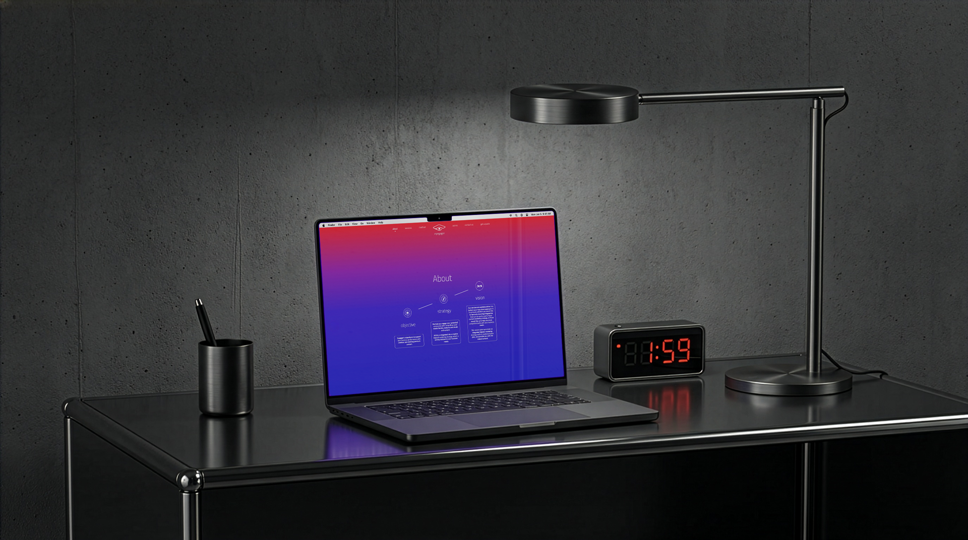 Eyegager desktop mockup