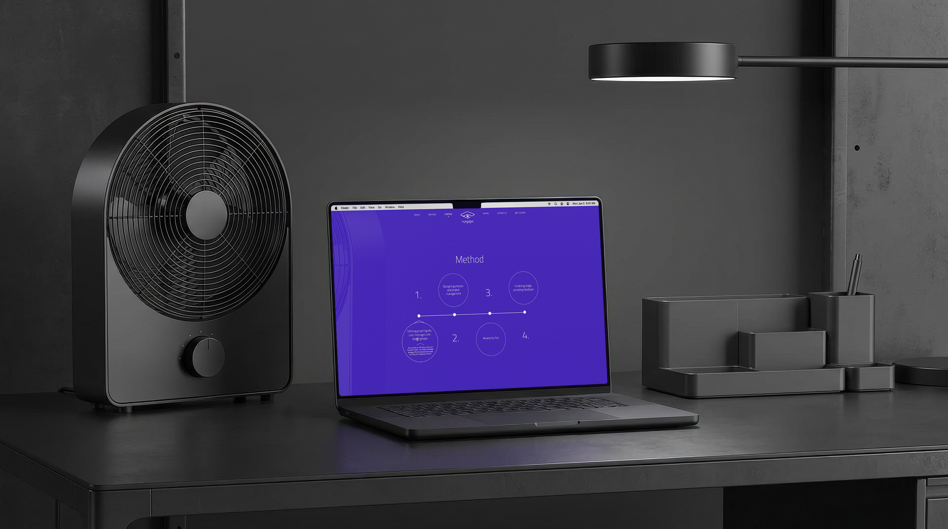 Eyegager website design