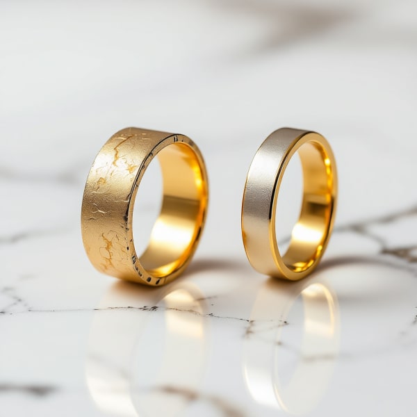 Redesigned ring from old gold