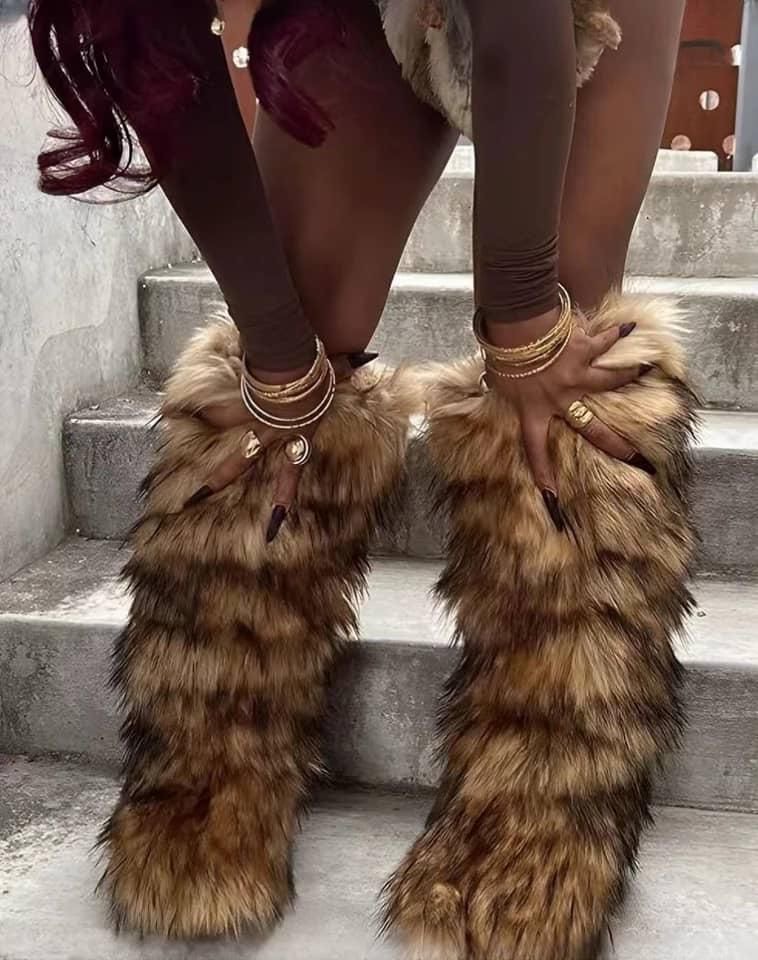 LUXURY FUR HIGH BOOTS