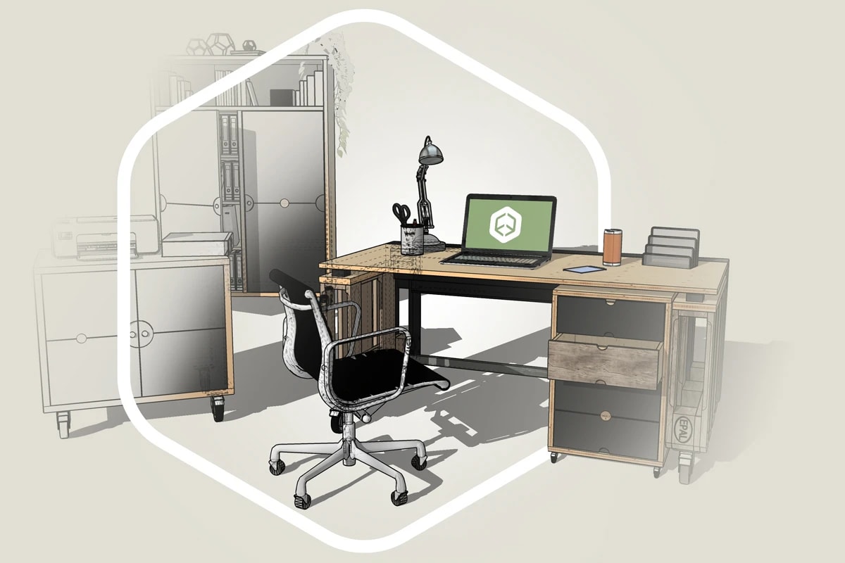 Le bureau Trans'It Original solo