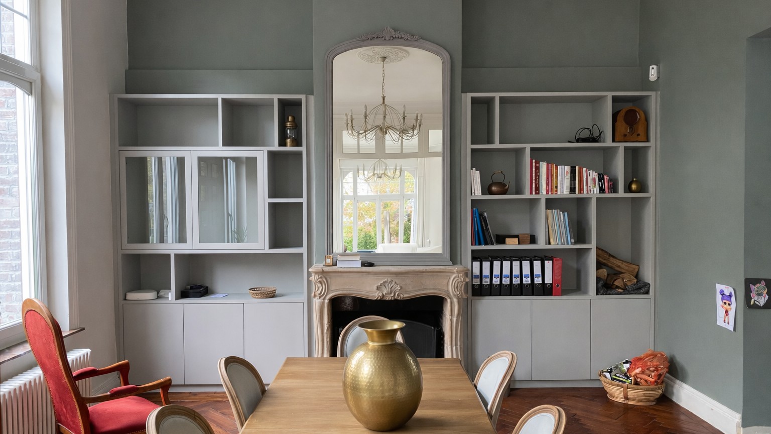 Bibliothèque sur mesure — créations d'exception Mark Jackson Studios