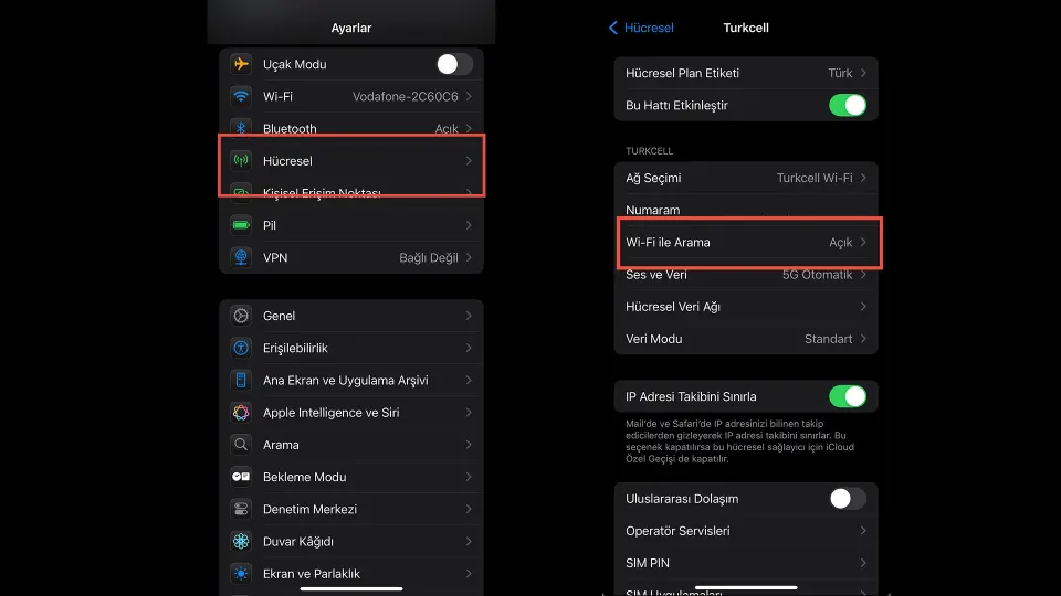 Wifi aramayı aktif etmek