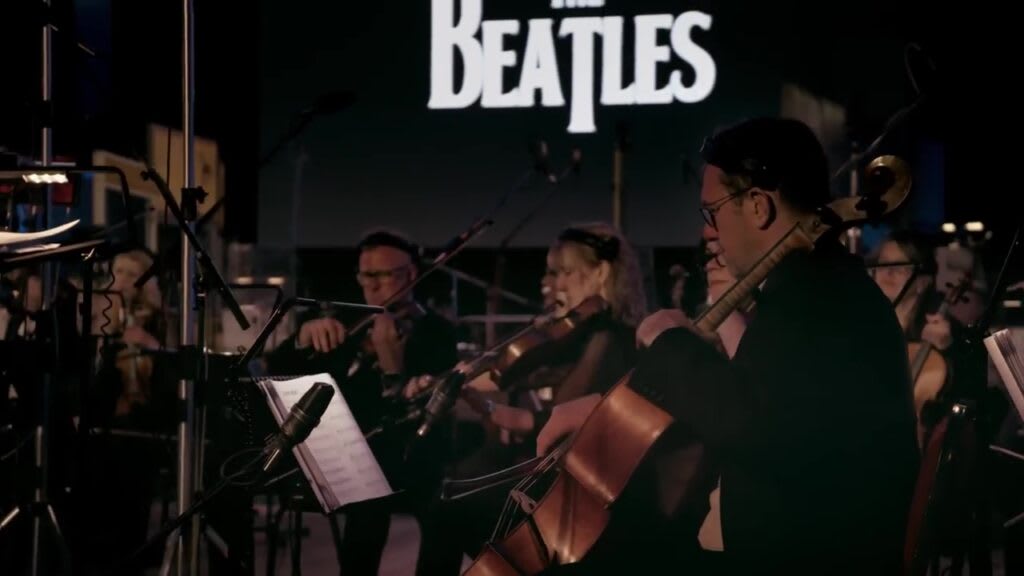 Beatles Red & Blue installation