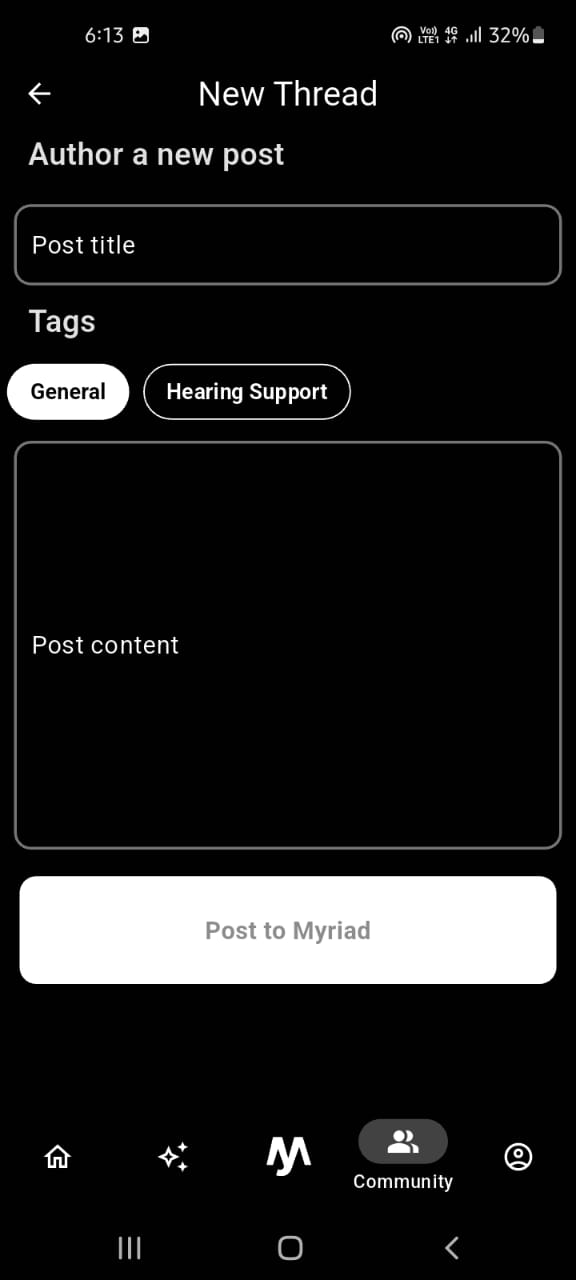New Thread Screenshot