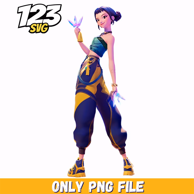 zoey huntrix, kpop demon hunter png, kpop fantasy concept png