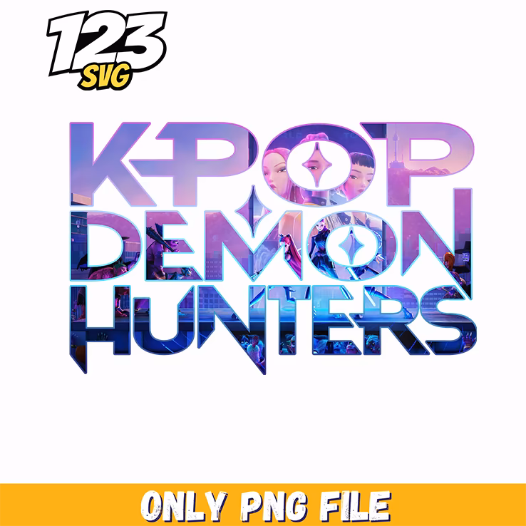 K Pop Demon Hunters Logo PNG, Kpop Demon Hunters PNG, Kpop Demon Hunters PNG