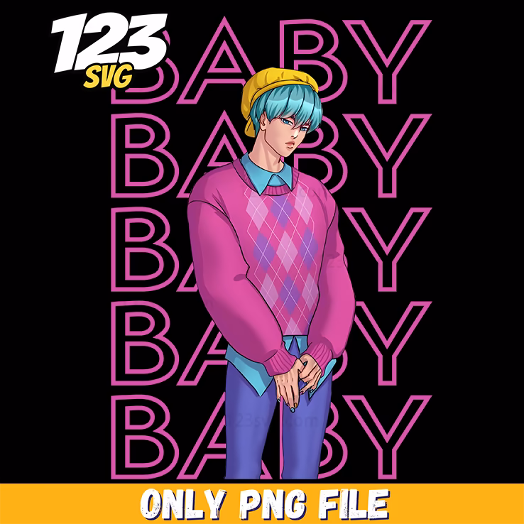 kpop bands cartoon png, kpop band mascot png, kpop band png
