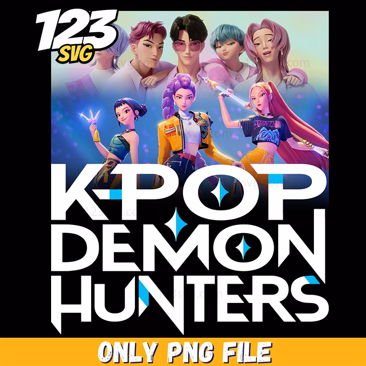 huntrix girl group png, huntrix girls fan png, huntrix girls rameyeon png