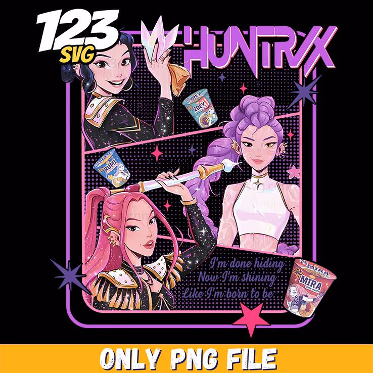 huntrix design png, kpop hero team png, kpop hero png