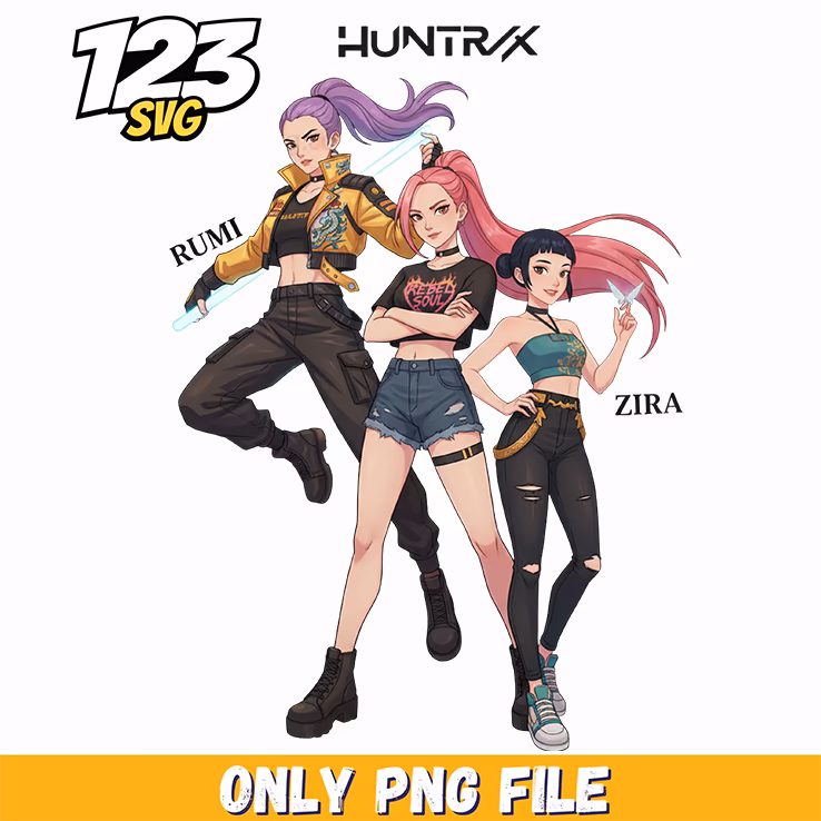 cute kpop png, kpop band design png, korean cartoons png