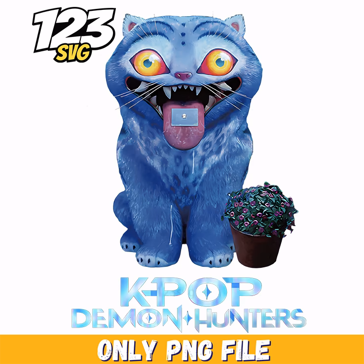 halloween tiger derpy kpop demon hunter png, kpop demon hunters png, derpy funny and cute tiger png