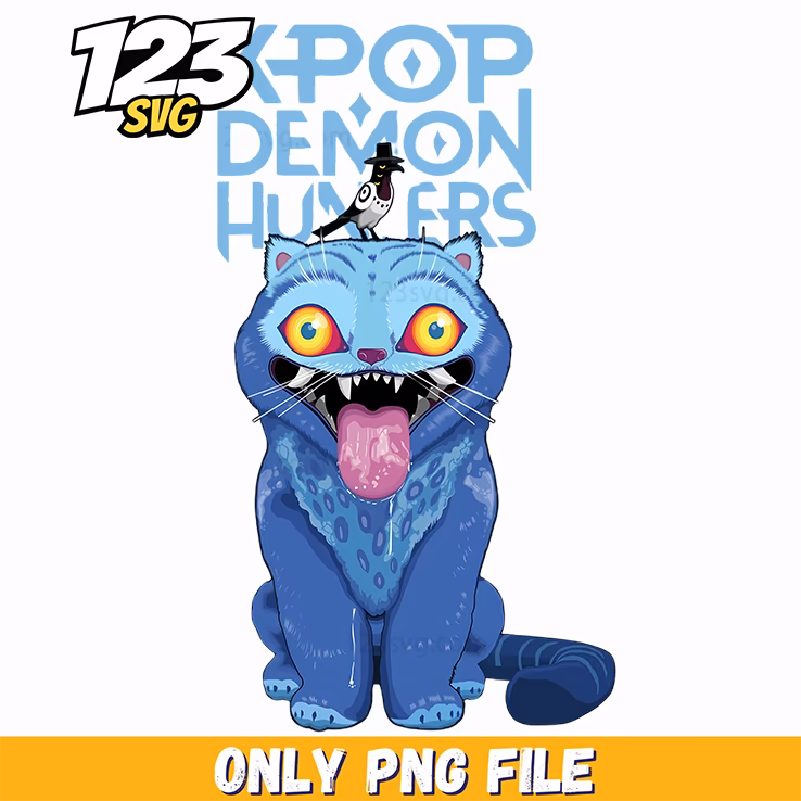 kpop demon hunter tiger png, demon hunter kpop png, demon hunter tiger png