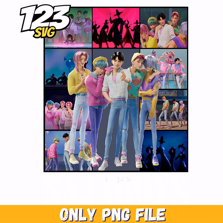 saja boys logo design, kpop hero png, kpop storyline png