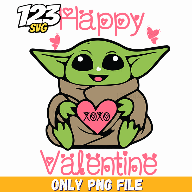 Grogu Valentine PNG, grogu valentine png free, grogu valentine png download