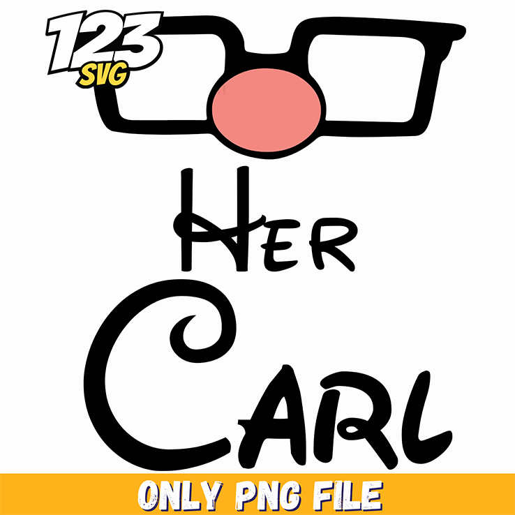 Her Carl Couple Png, couple png download, carl and her png