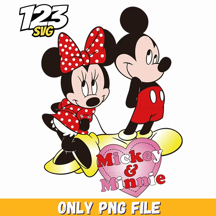 Mickey Minnie Love PNG, mickey minnie love, love mickey and minnie