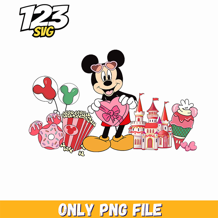 Minnie Valentine Celebration PNG, minnie valentine png, minnie mouse valentine's day png