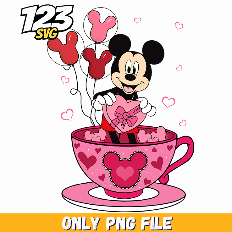 Minnie Valentine Cup PNG, minnie valentine cup, minnie valentine cup cartoon