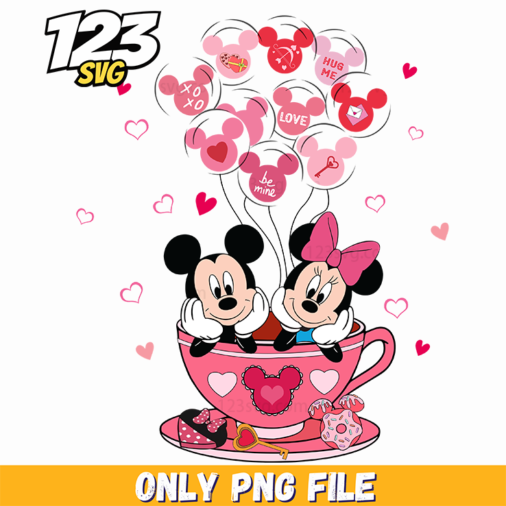 Minnie Valentine Cupcake Png, Minnie Valentine cupcake png free, Valentine Minnie Cupcake free PNG