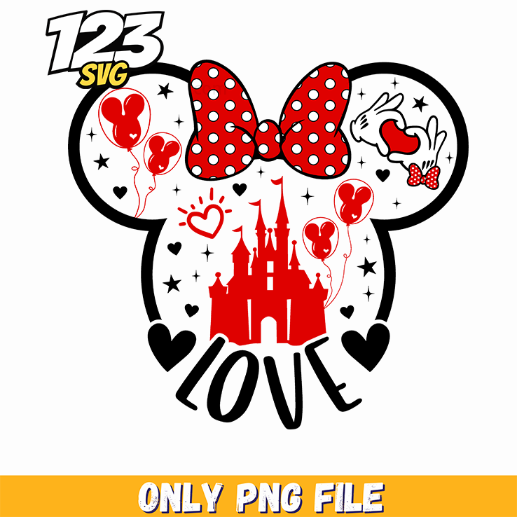 Minnie Valentine Grunge PNG, minnie grunge png, minnie valentine png grunge