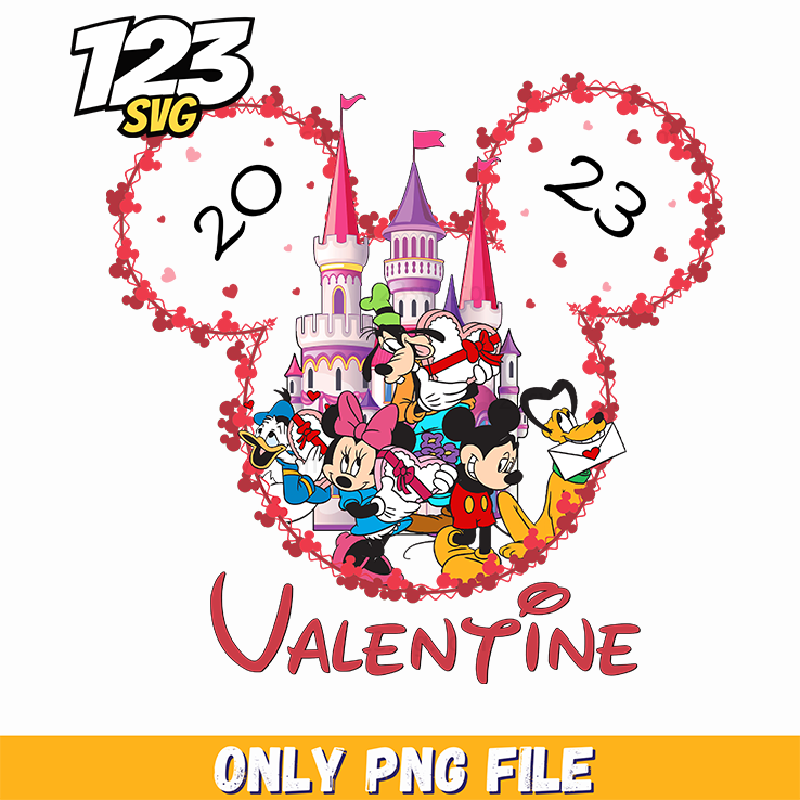 Minnie Valentine Heart Wreath PNG, minnie valentine heart wreath, minnie heart wreath valentine