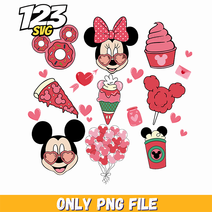 Minnie Valentine Sticker, Disney Minnie Valentine Stickers, Minnie Valentine Stickers for Laptop