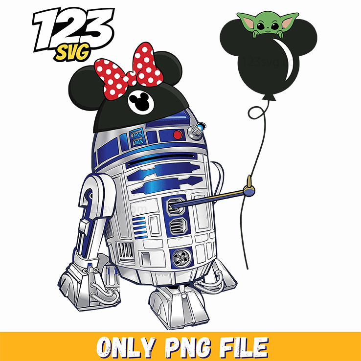 R2D2 Valentine Love PNG, r2 d2 valentine png, r2 d2 valentine day