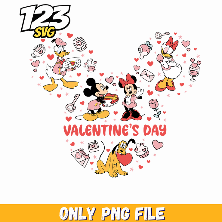 Valentine Mickey Mouse Png, valentine mickey mouse png images, mickey mouse png valentine day