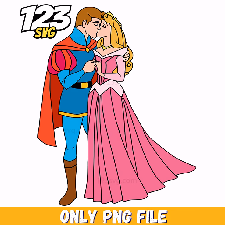Aurora and Prince Phillip PNG, prince of darkness, kpop cartoon png