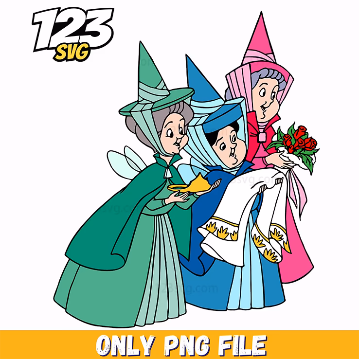 Fairy Godmothers PNG, kpop cartoon png, demon idol png