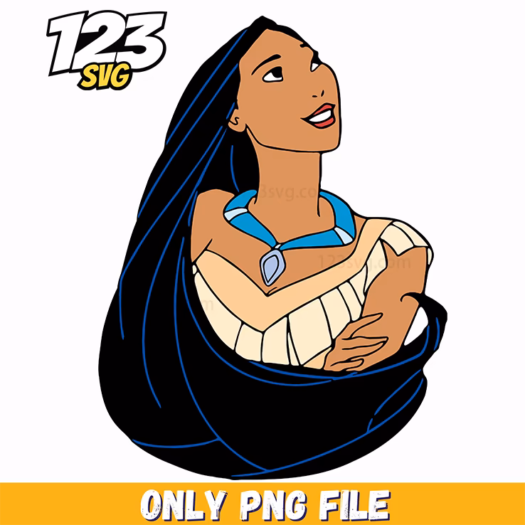 Pocahontas Face Portrait PNG, kpop hero png, kpop hero png