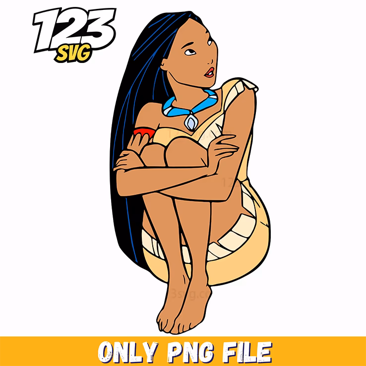 Pocahontas Kneeling PNG, Pocahontas PNG, Pocahontas princess png
