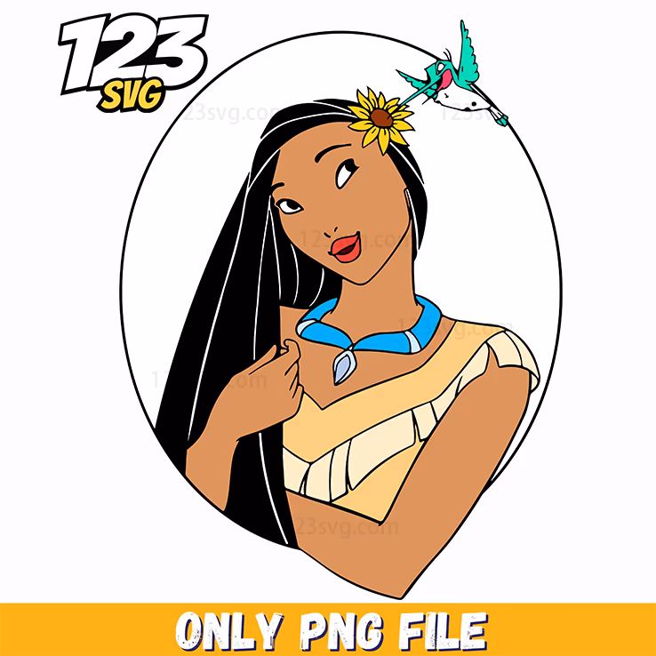 Pocahontas Portrait Frame PNG, Pocahontas picture frame, Pocahontas princess png