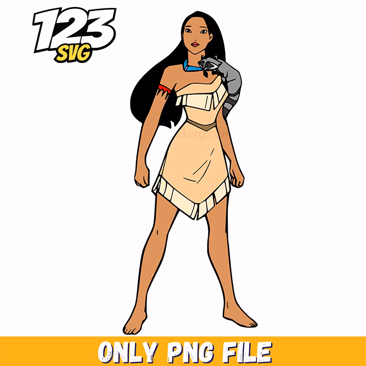 Pocahontas Standing PNG, Disney Princess Pocahontas PNG, Pocahontas PNG Jamestown Disney
