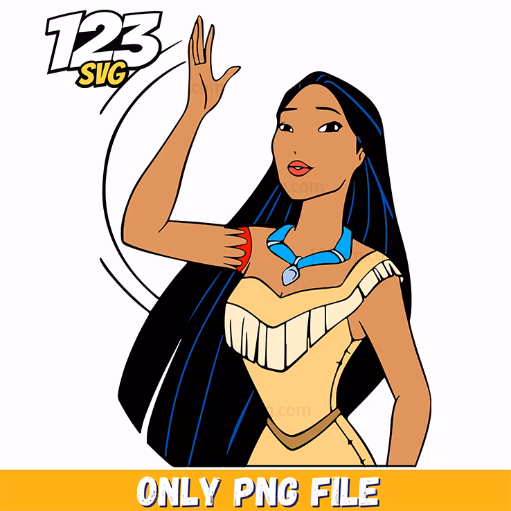 Pocahontas Winter Dress PNG, korean cartoons png, korean cartoons png