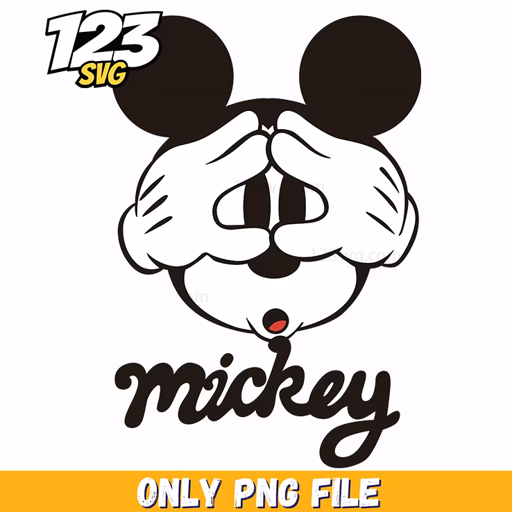 mickey face png, mickey horror face, mickey mouse face