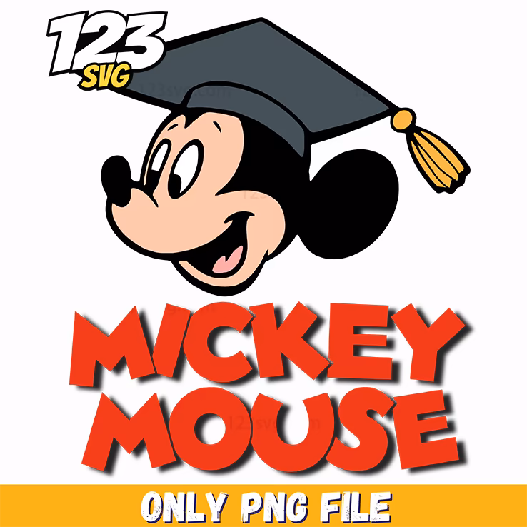 graduation mickey mouse png, mickey graduation png, mickey mouse png