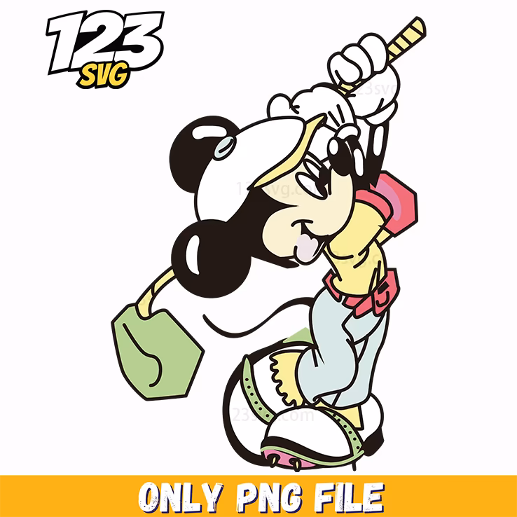 goofy vintage png, goofy retro christmas png, goofy playing with colorful puzzle pieces png image