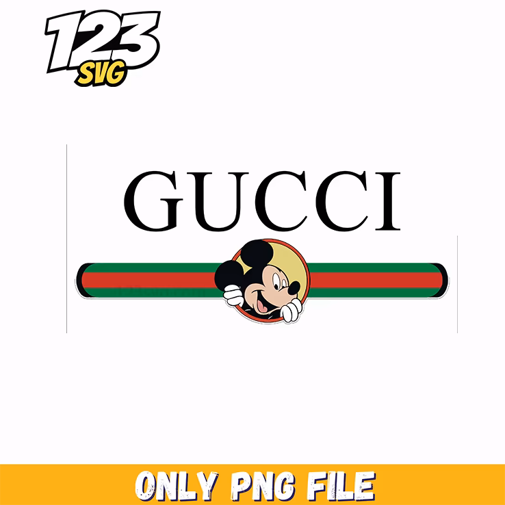 mickey gucci png, mickey mouse co est 1928 png, disney character ice cream png images