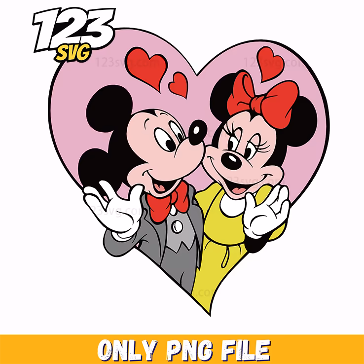 mickey minnie heart png, minnie mickey heart png image, mickey mouse heart hand svg