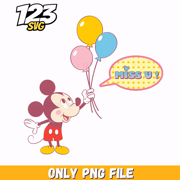 minnie mouse balloons png, animal kingdom png, kawaii animal png
