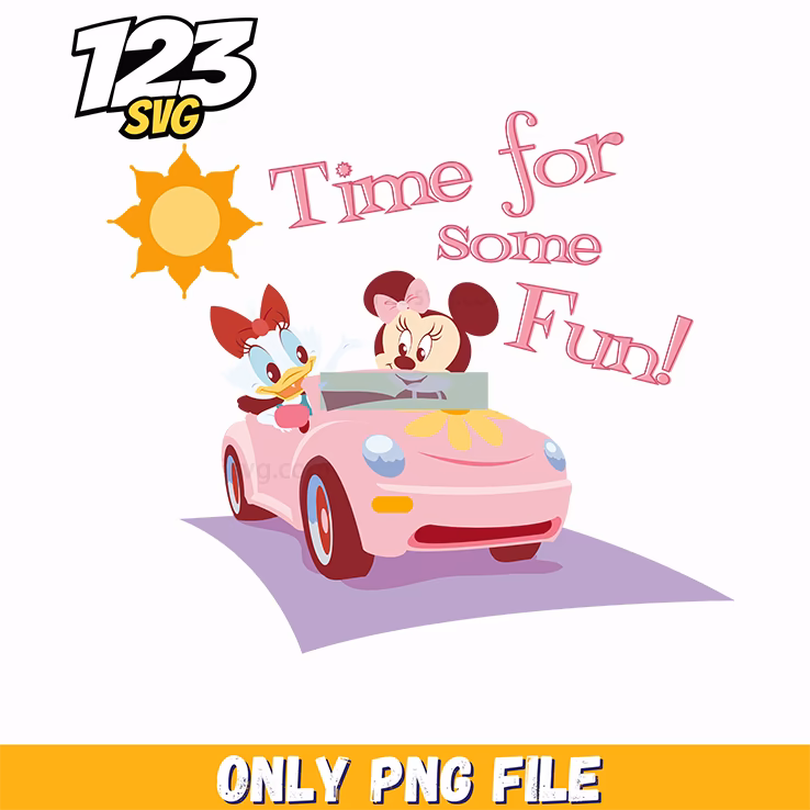 minnie mouse car png, mickey and minnie on car Png, minnie mouse car