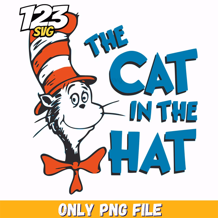 cat in the hat logo design dr seuss png, wicked png, witch hat and crown png