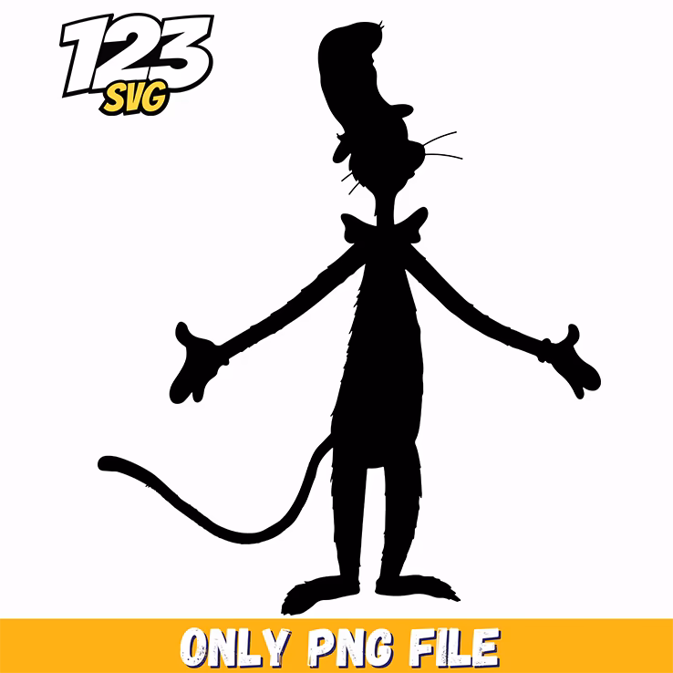 dr seuss character silhouette standing png, dr seuss characters png, dr seuss characters valentine's day png