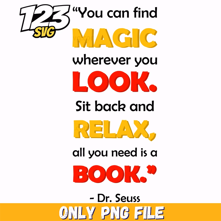 look sit back relax quote dr seuss png, christmas demon hunter png, demon hunter png